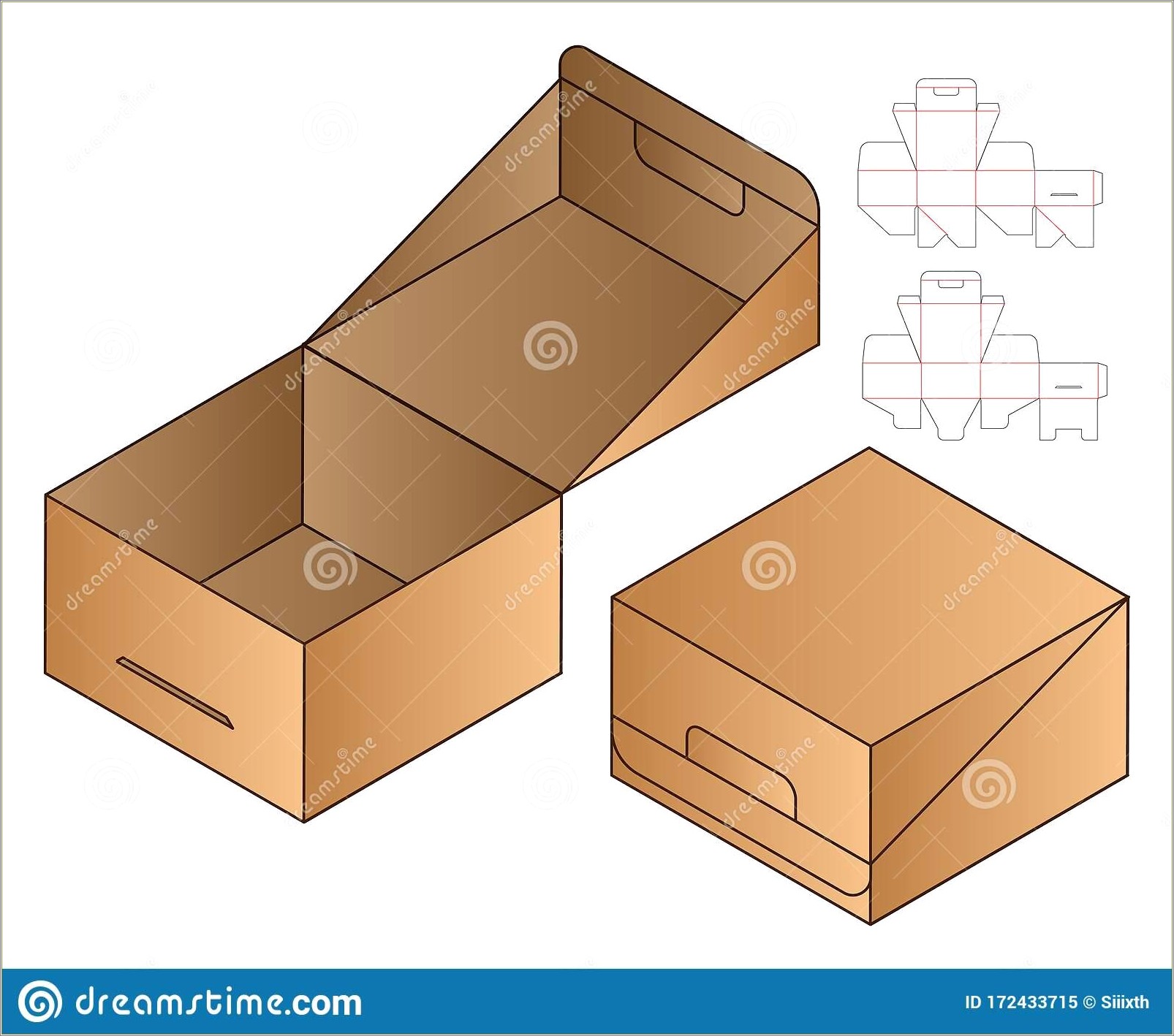 Box Packaging Die Cut Template Design Free