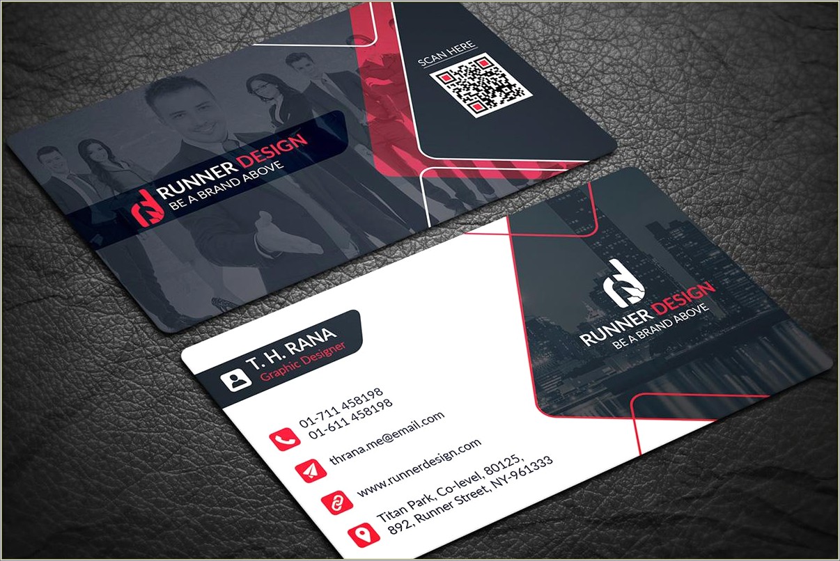 Business Card Size Template Illustrator Free Download