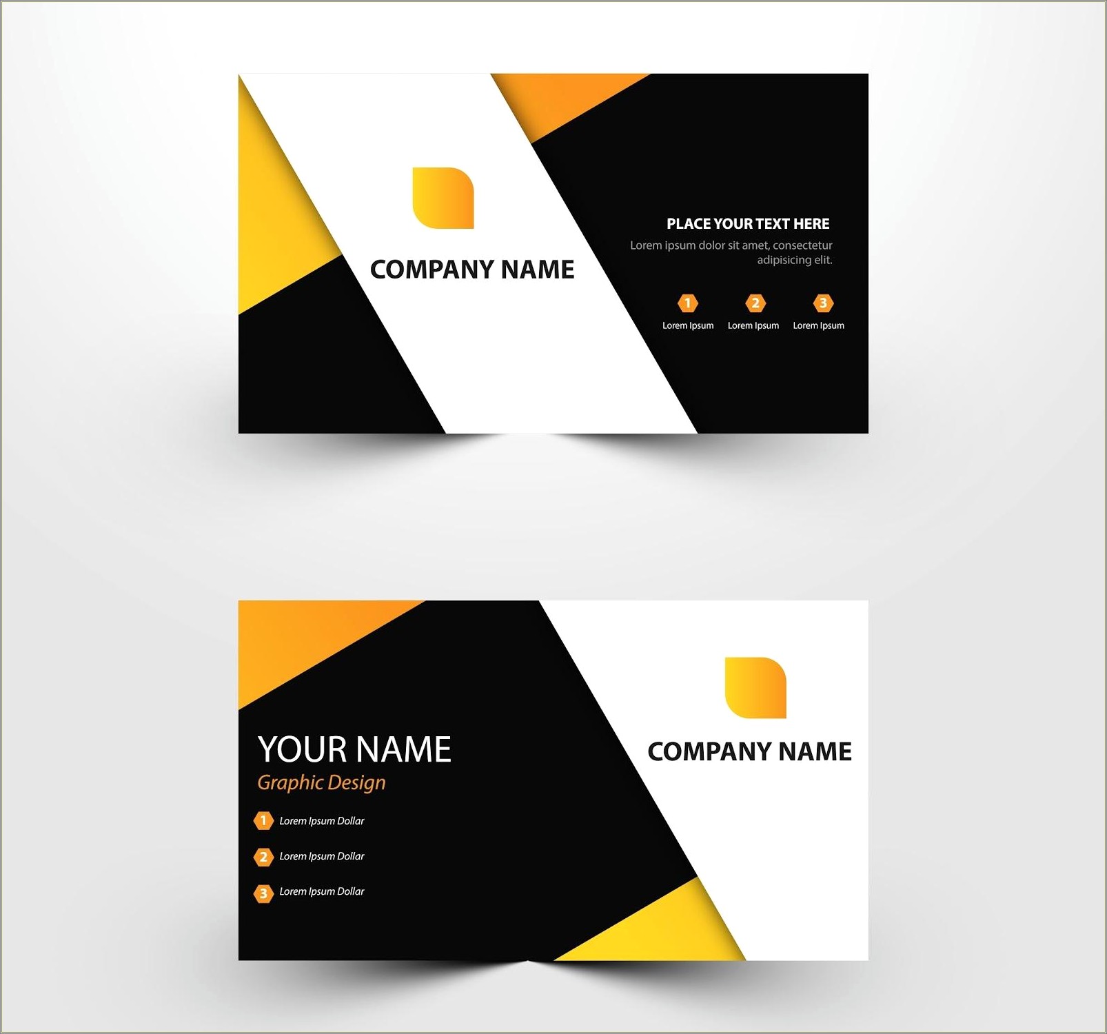 Business Card Template Eps Vector Free Download