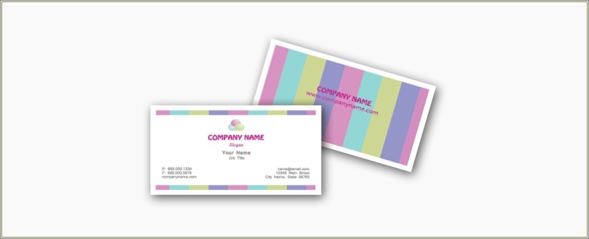 Business Card Templates For Free Microsoft Word
