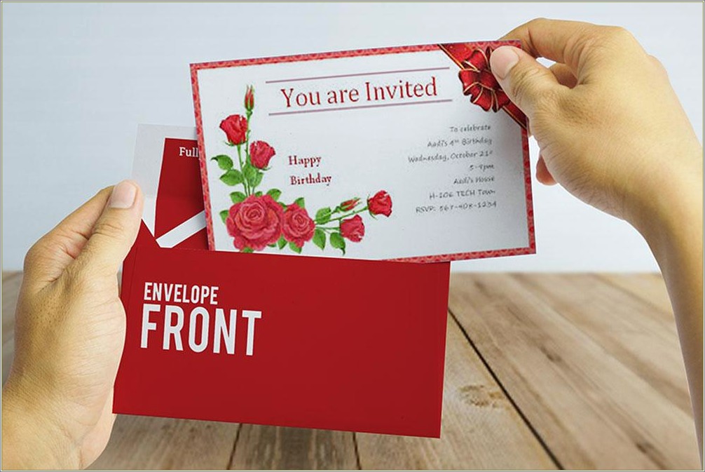 Business Invitation Card Template Psd Free Download