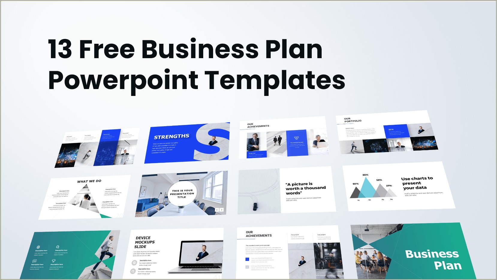 Business Plan 2020 Ppt Template Free Download