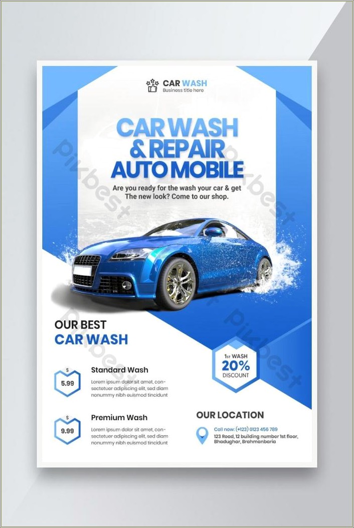 Business Plan For Car Wash Template Free