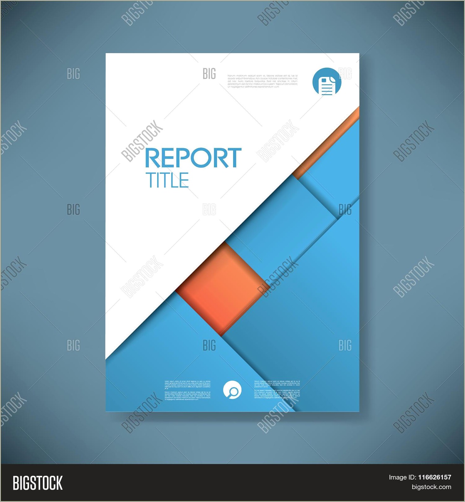 Business Report Cover Page Word Template Free