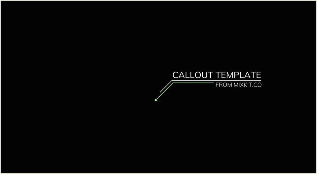 Callout Text Template Free For After Effect