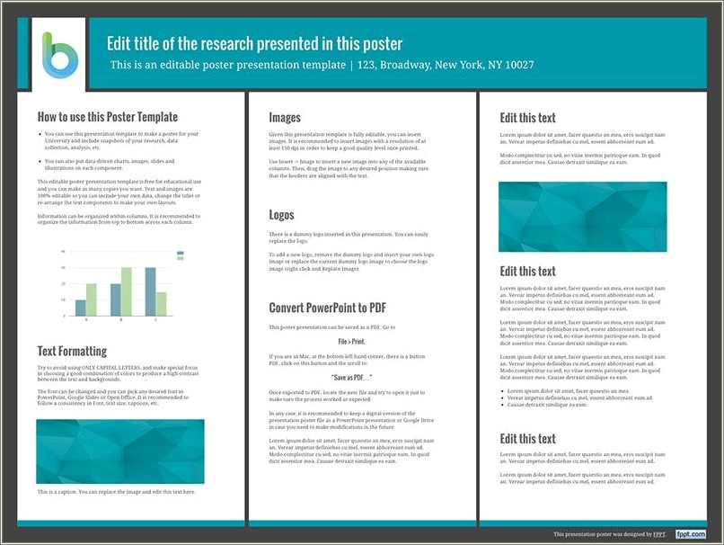 Case Report Poster Presentation Template Free Download