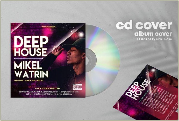 Cd Cover Design Template Free Download Psd