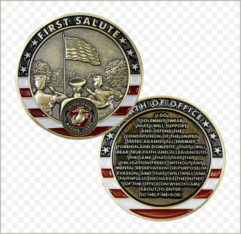 Challenge Coin Vector File Template Free Download