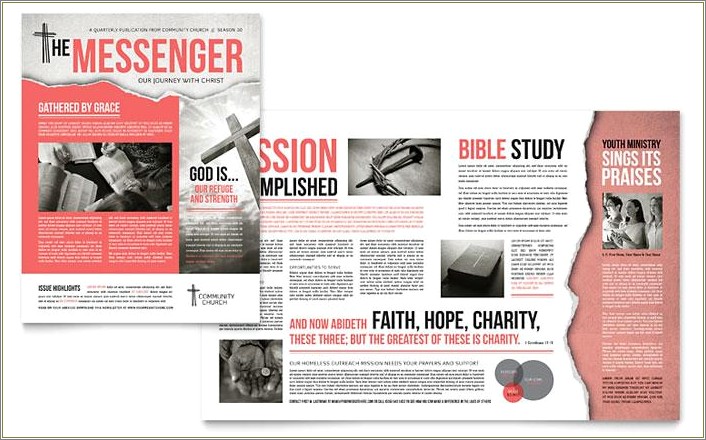 Church Newsletter Templates For Microsoft Word Free