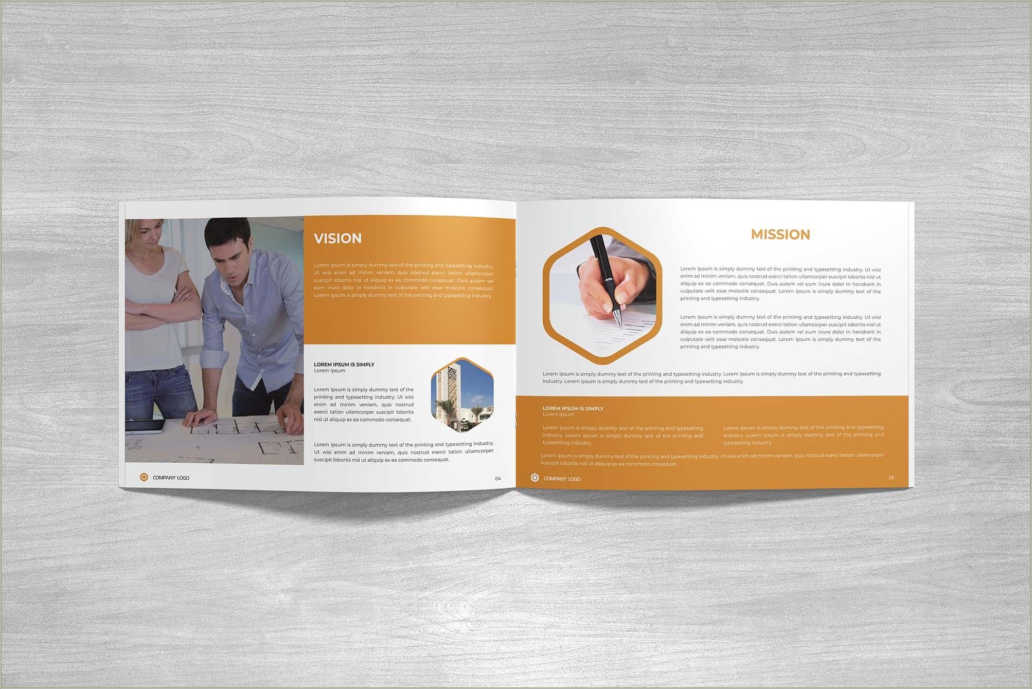 Company Profile Design Template Psd Free Download