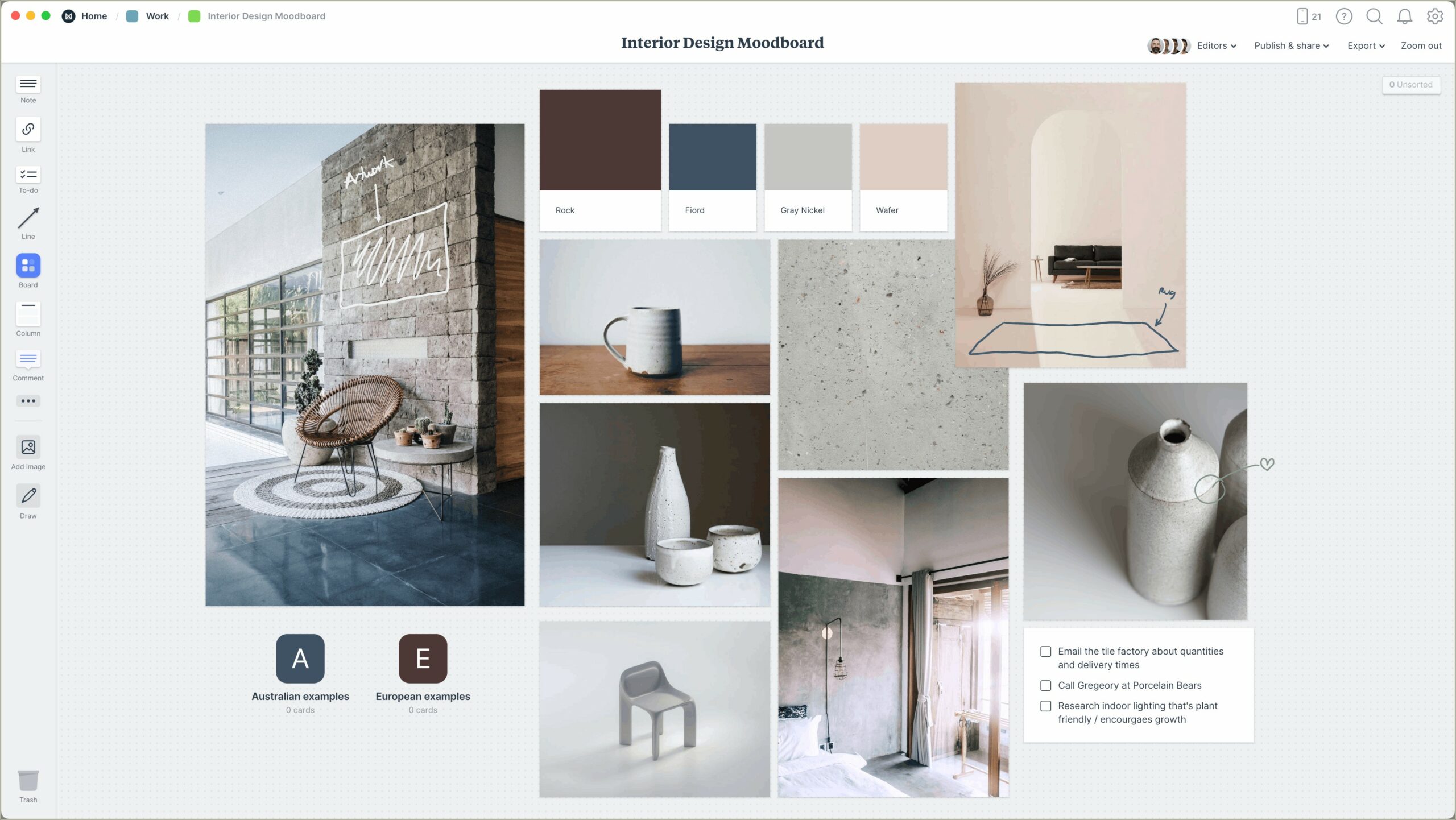 Company Profile Interior Design Template Free Download