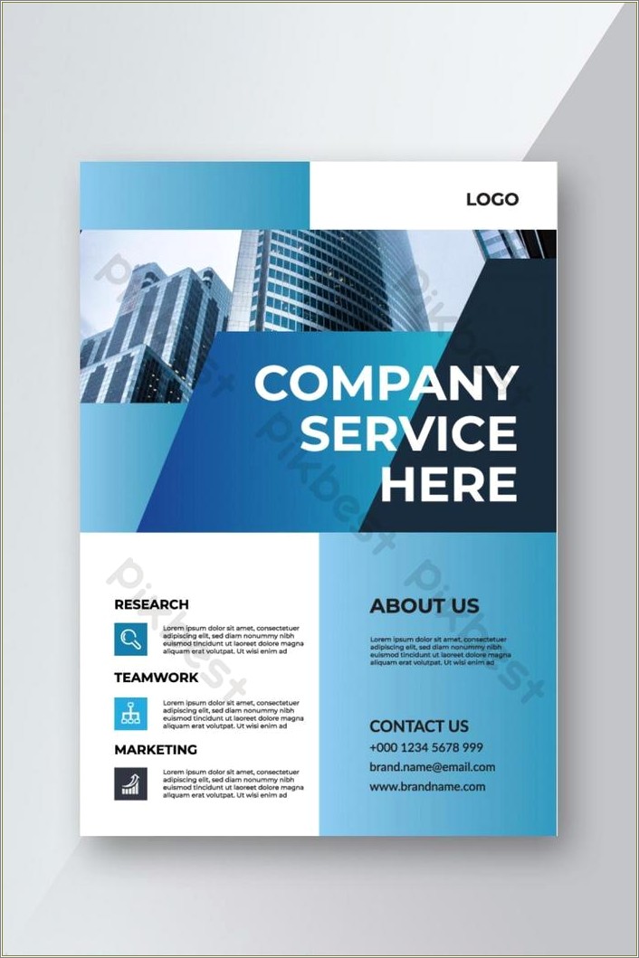Corporate One Page Flyer Template Free Download