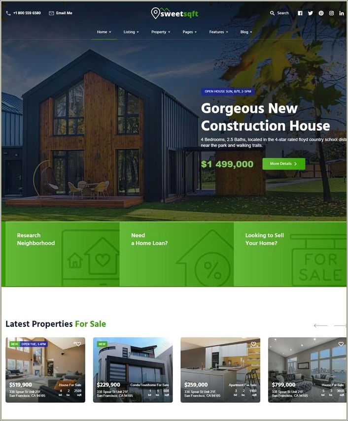 Cozy Responsive Real Estate Html Template Free Download