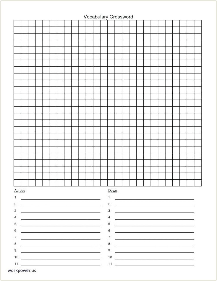 Create Your Own Word Search Template Free