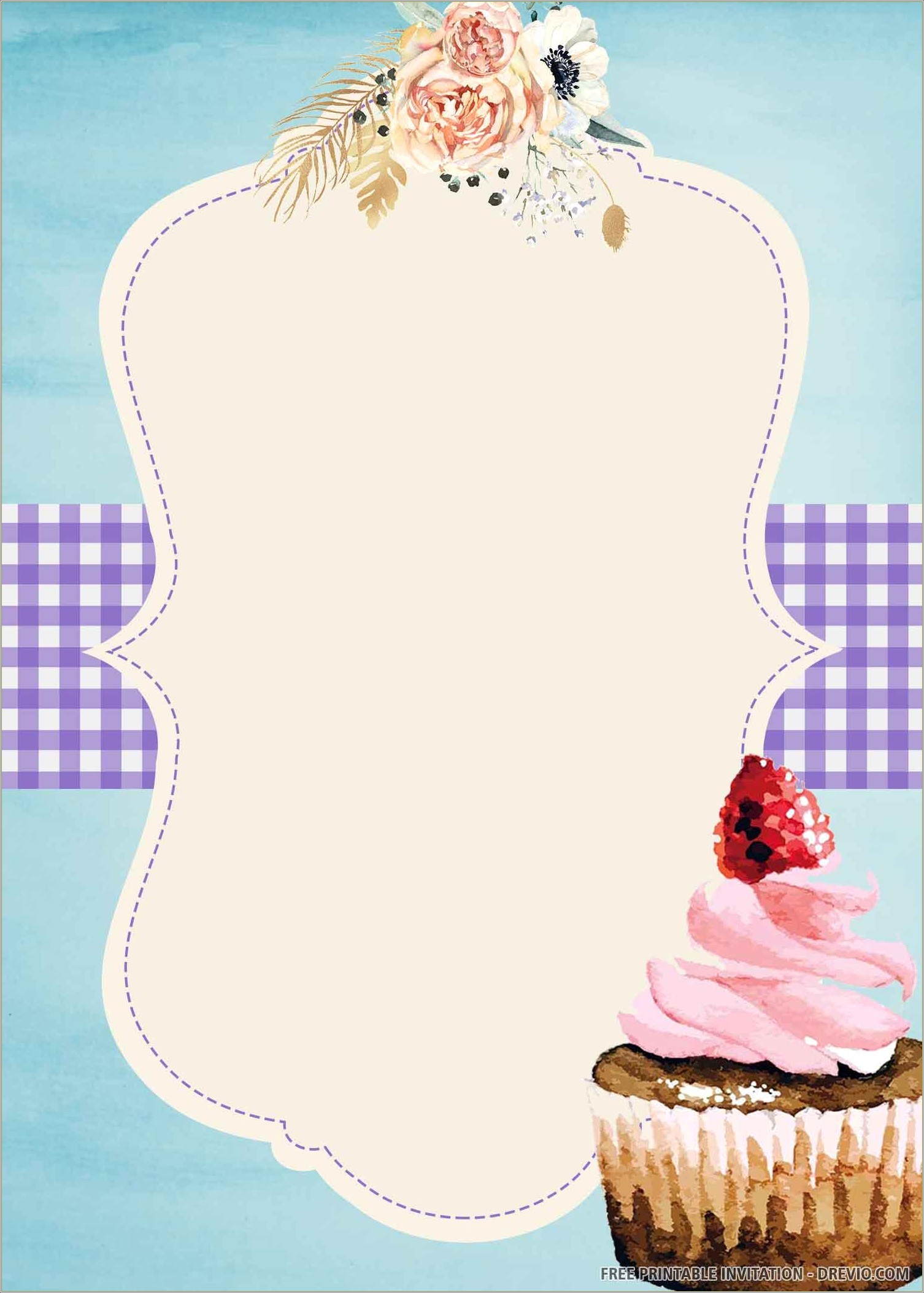 Cup Cake Template For Writing Free Printable