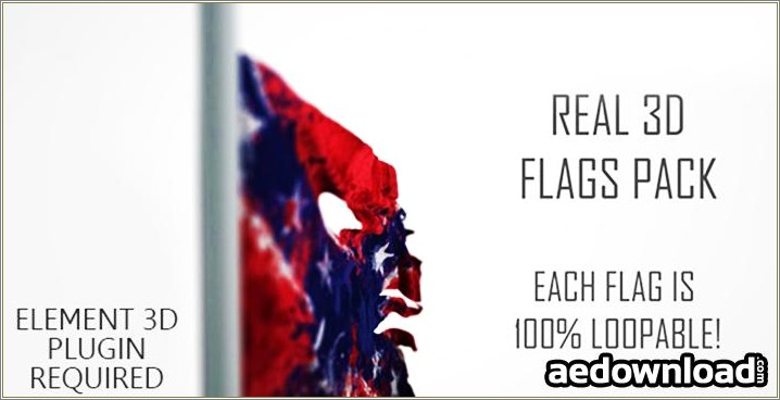 Custom Flags Videohive Free Download After Effects Templates