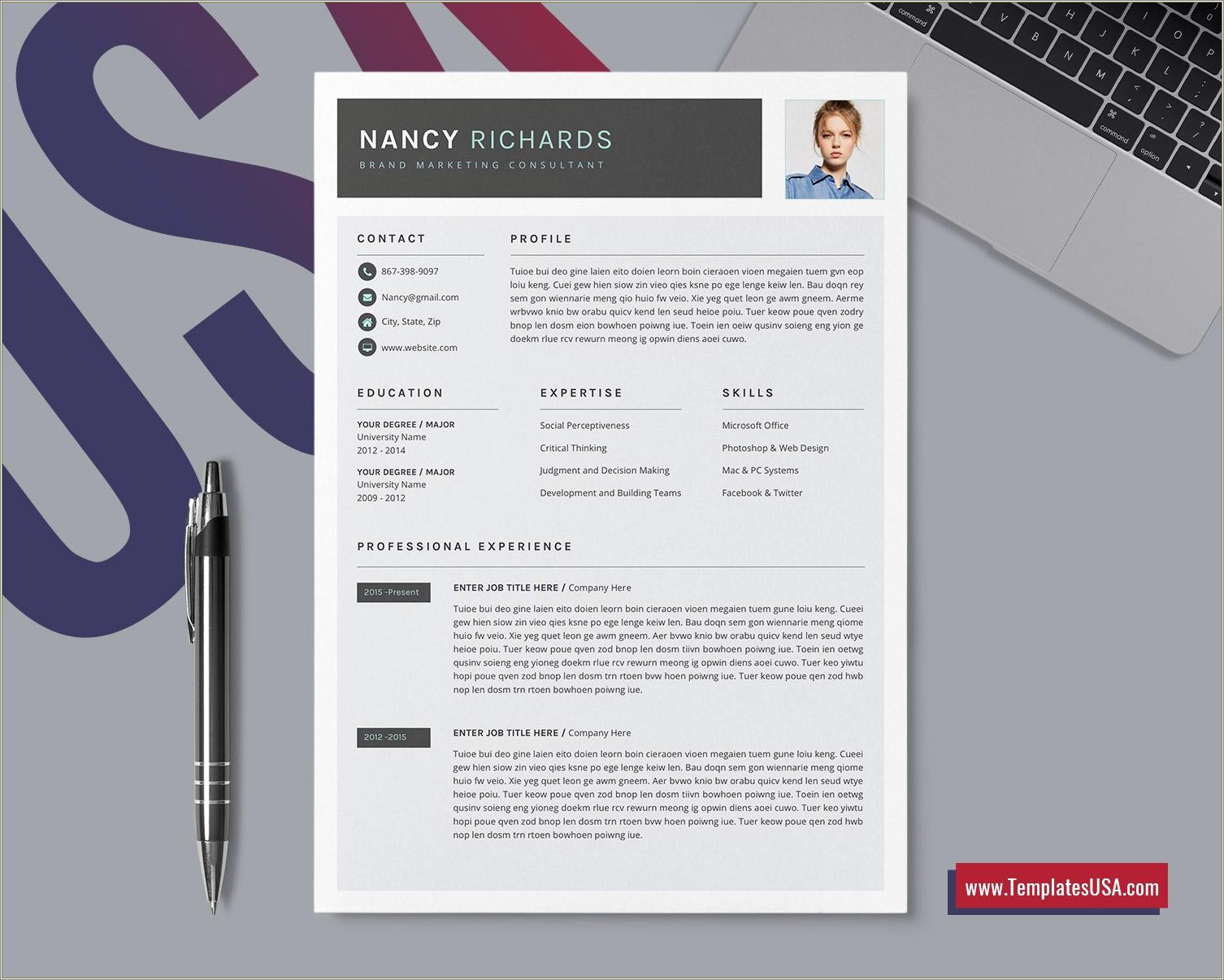 Cv Templates Free Download Word Document 2019