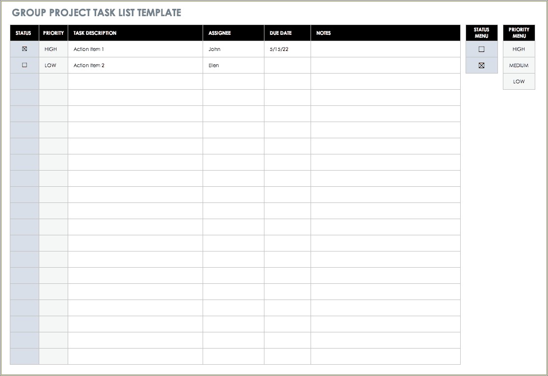 Daily To Do List Template Excel Free