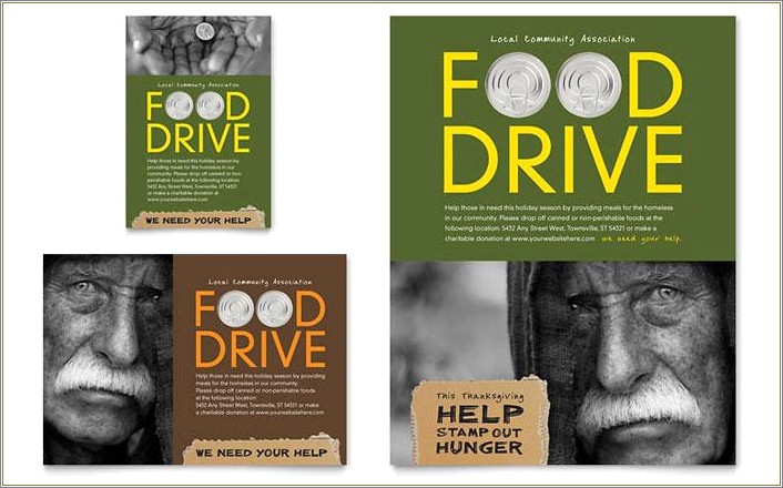 Donation Drive Flyer Template Microsoft Publisher Free