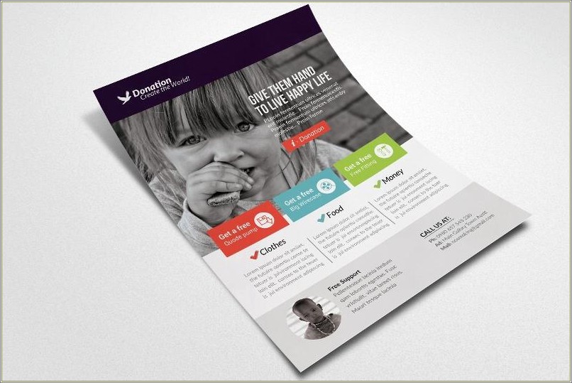 Donation Drive Flyer Templates Microsoft Publisher Free