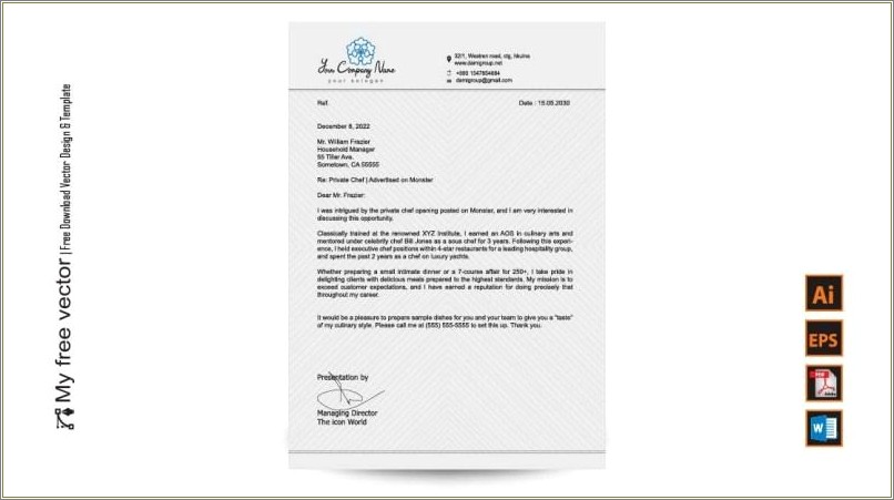 Download Free Business Letterhead Templates Microsoft Word