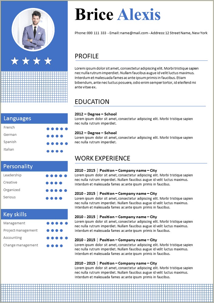 Download Free Cv Templates For Google Doc