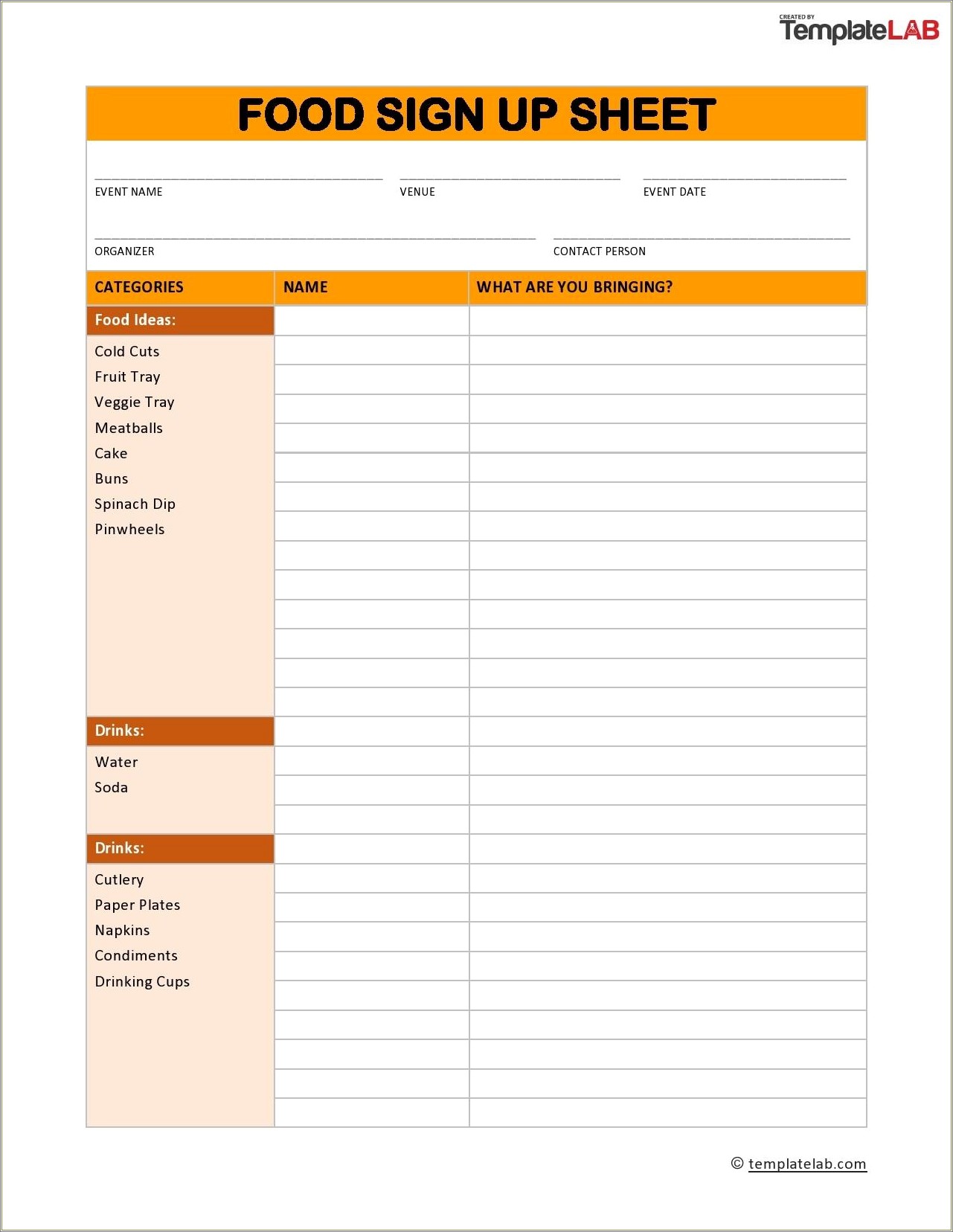 Downloadable Psd Sign Up Sheet Templates Free