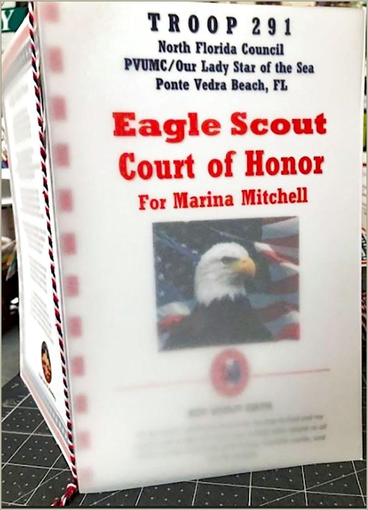 Eagle Scout Court Of Honor Free Downloadable Templates