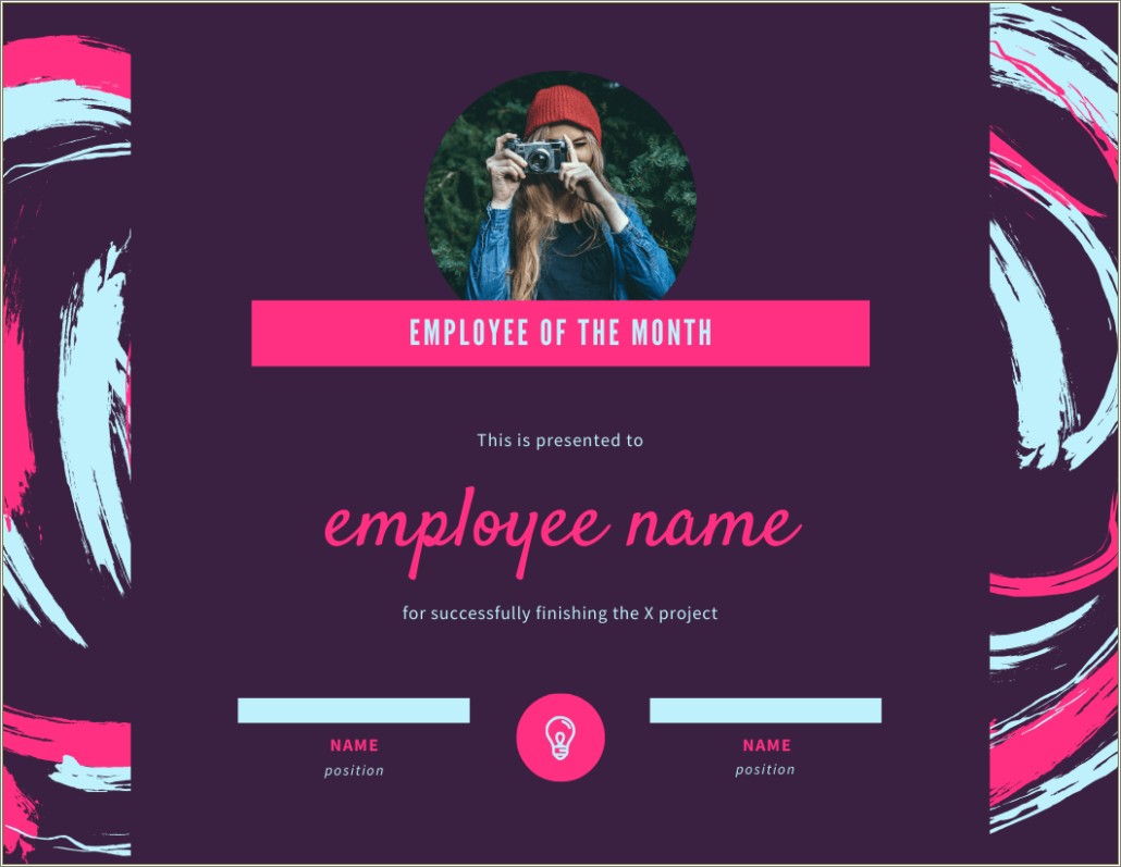 Employee Of The Month Nomination Form Free Template