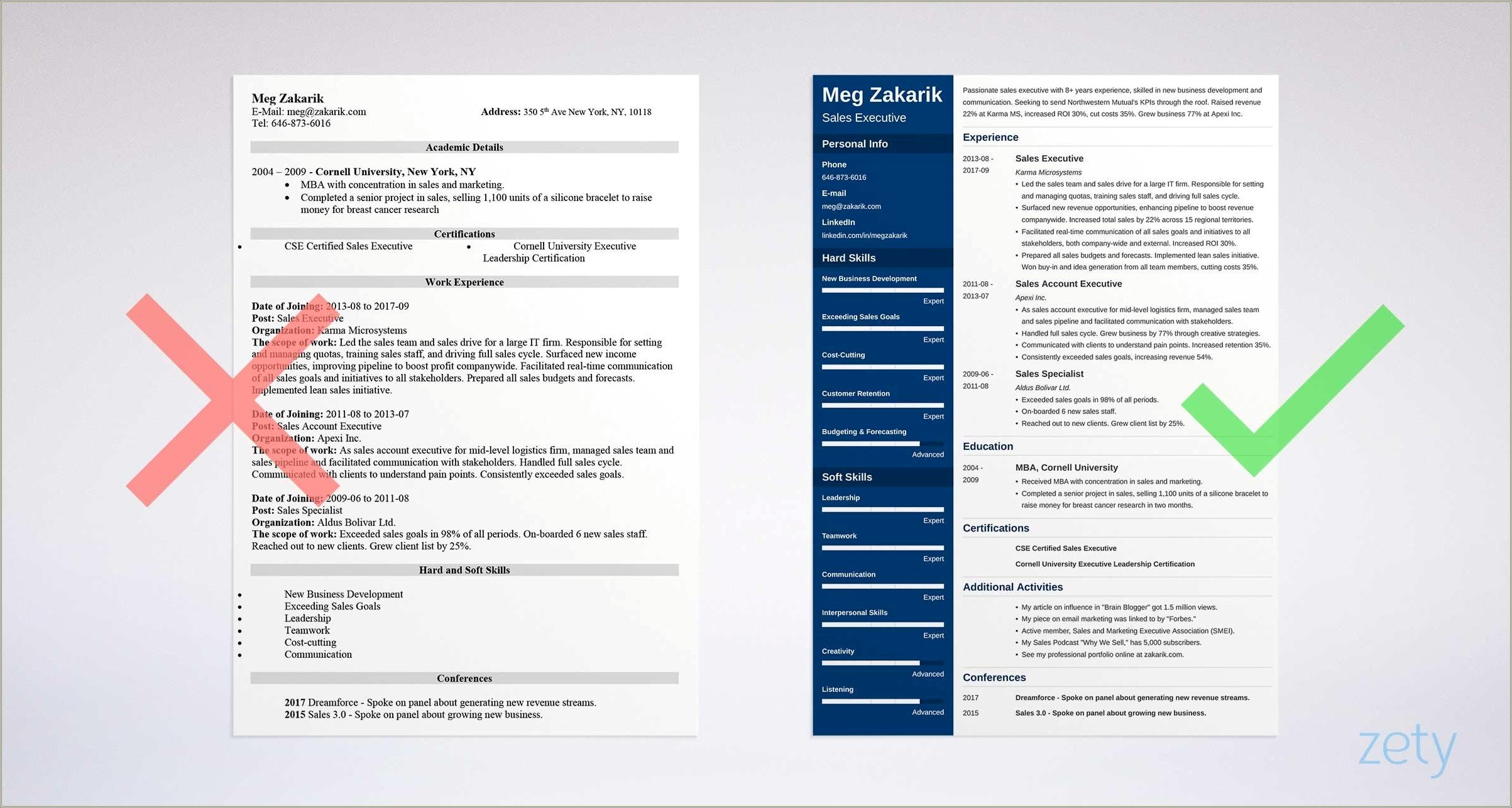 Ending The Executive Resume Examples