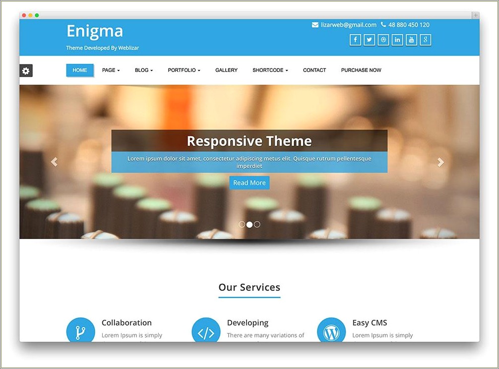 Enigma Creative Responsive Minimal Html Template Free Download