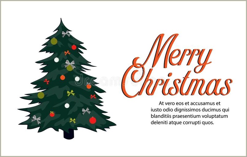 Eos Reindeer Christmas Card Free Download Template
