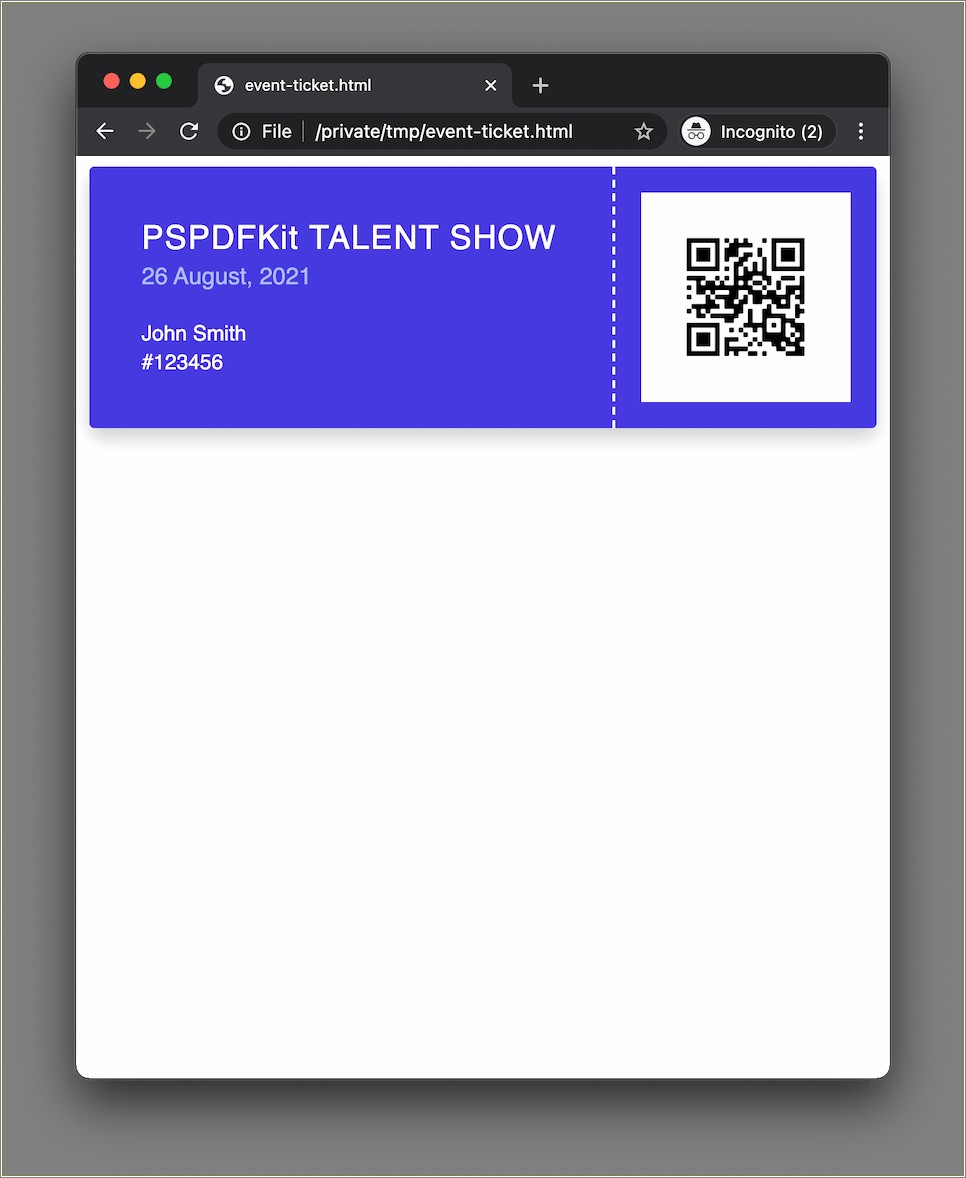 Event Ticket Template Free Download For Mac