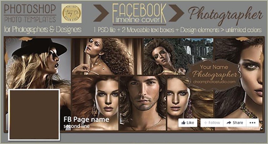 Facebook Cover Photo Collage Template Photoshop Free