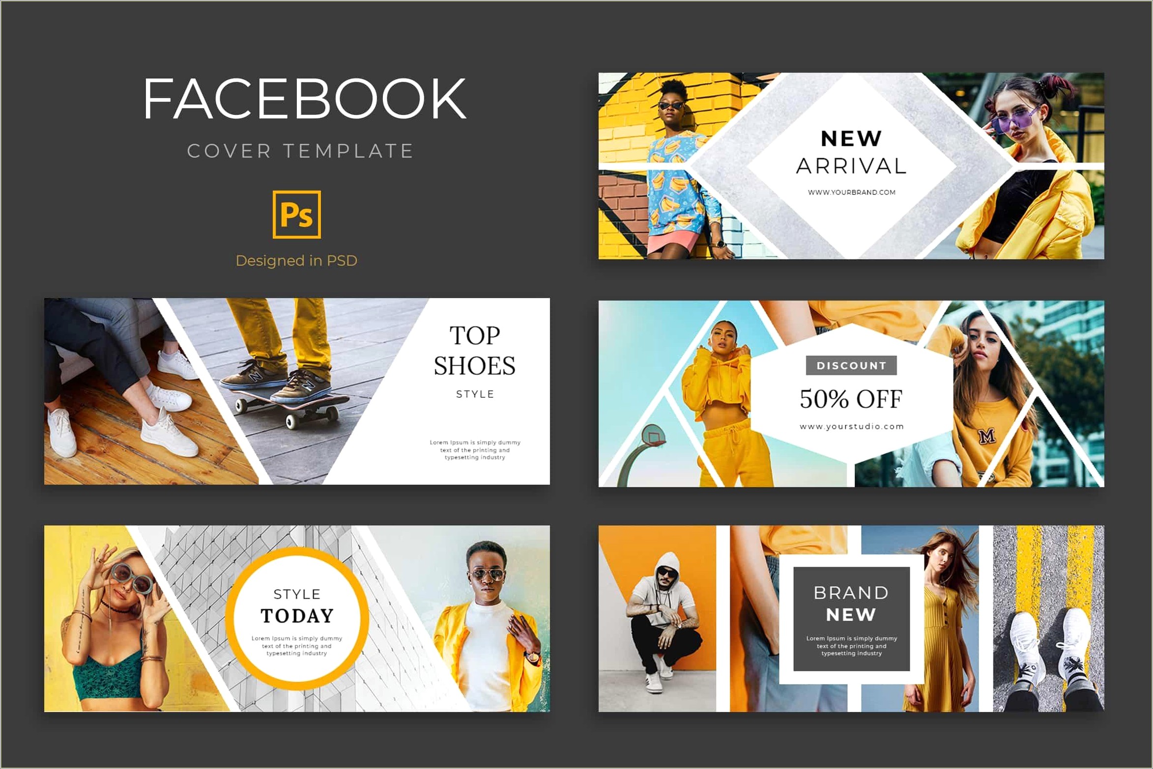 Facebook Cover Photo Template Psd 2019 Free Download