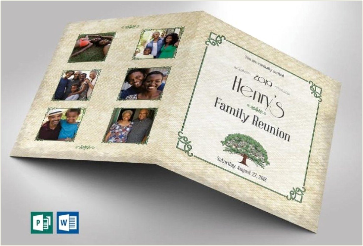 Family Gathering Free Family Reunion Flyer Template Word