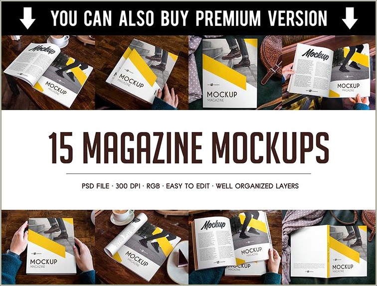 Fashion Magazine Cover Template Psd Free Download