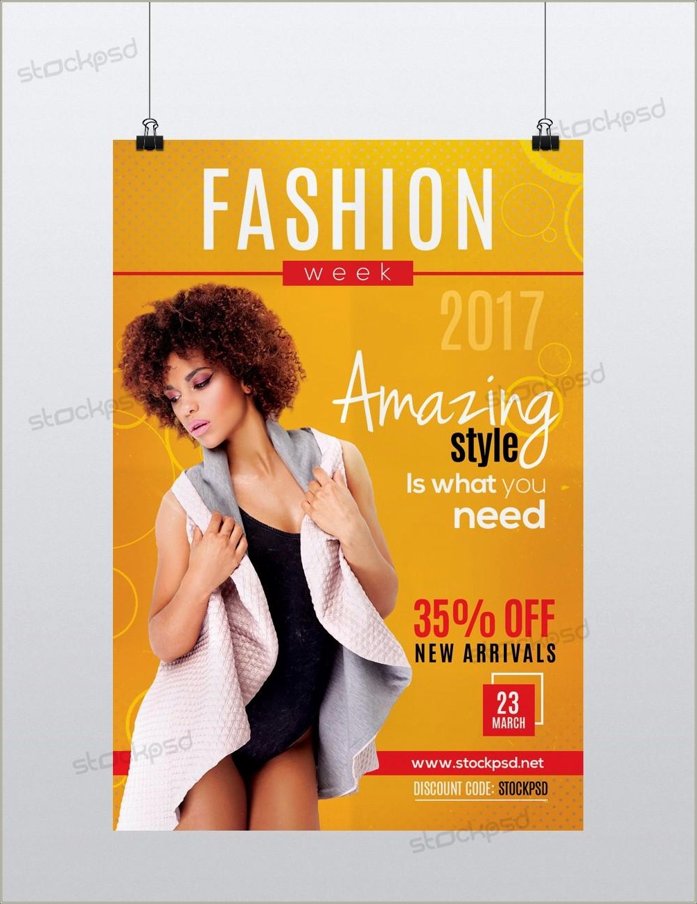Fashion Show Flyer Template Psd Free Download