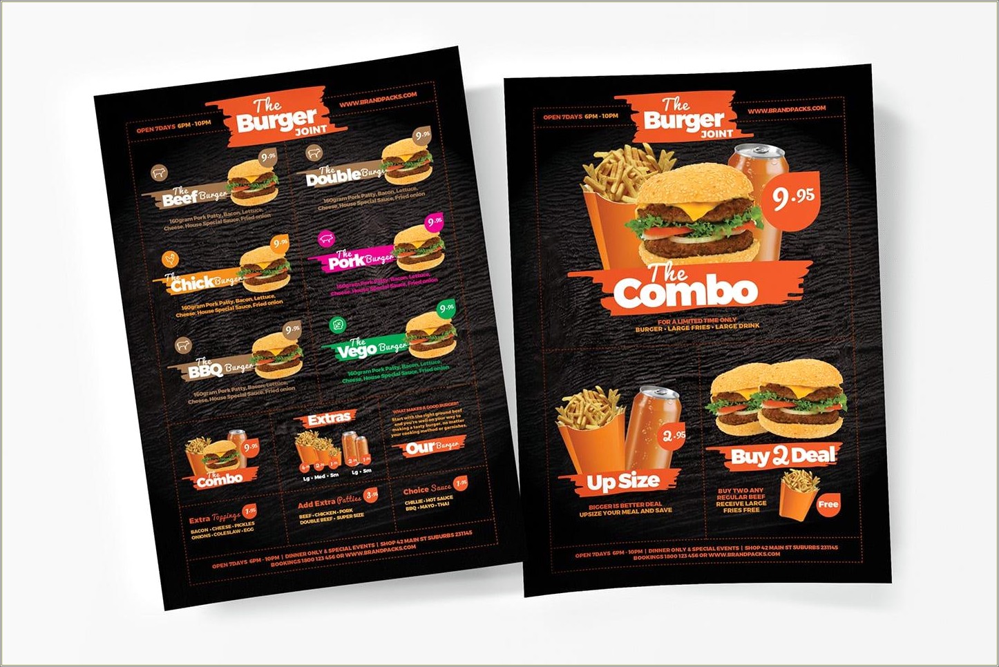Fast Food Menu Design Templates Free Download