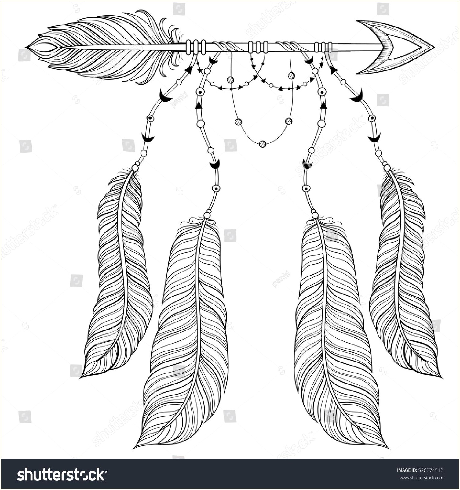Feather And Birds Coloring Template Free Printable