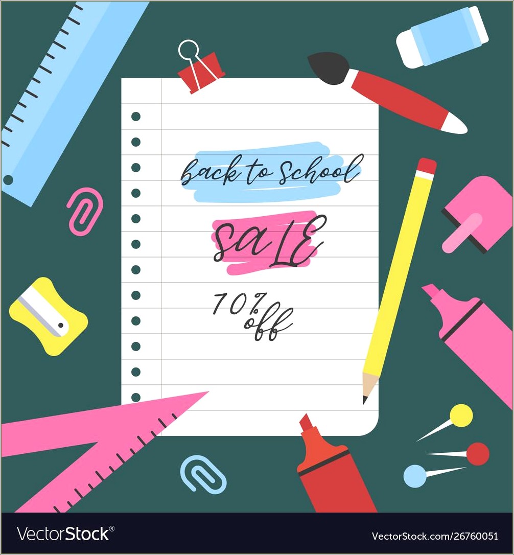 First Day Of School Poster Free Template