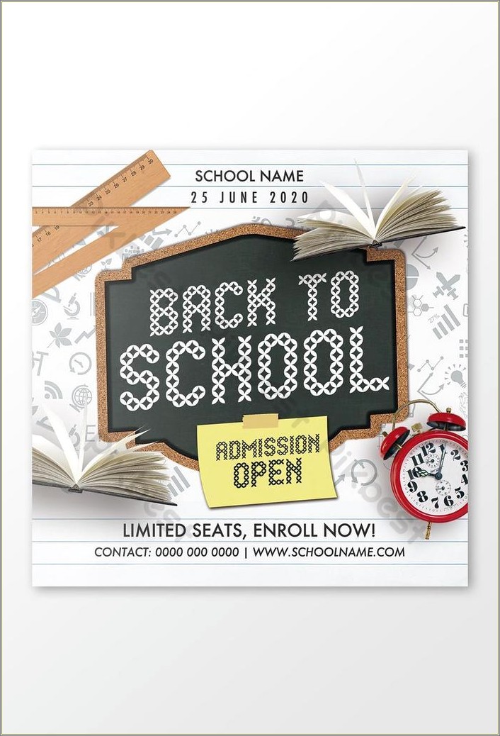 First Day Of School Templates Free Download