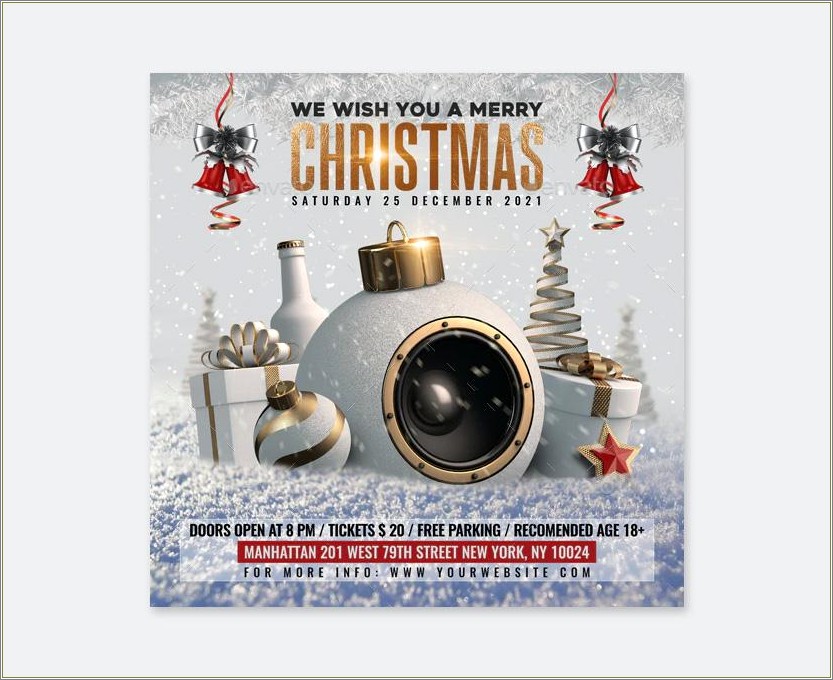 Flyer Templates Free Our Christmas Gift To You
