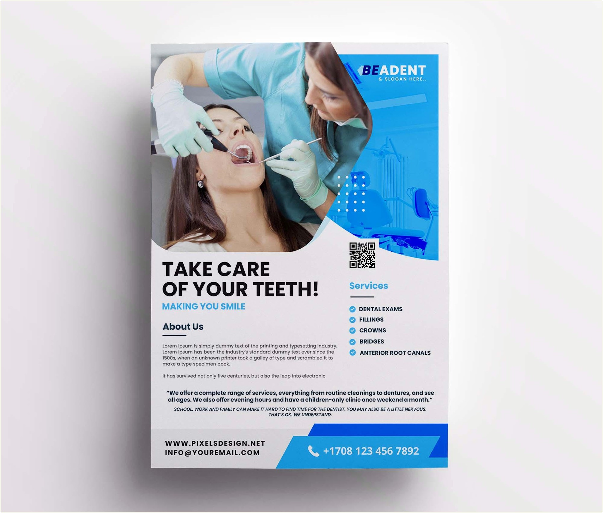 Flyers For A Personal Care Service Template Free