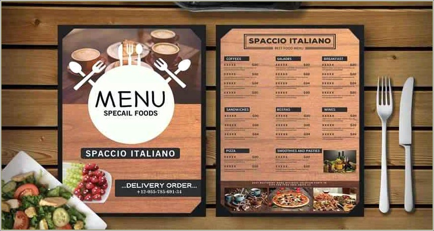 Food Menu Presentation After Effects Template Free Download