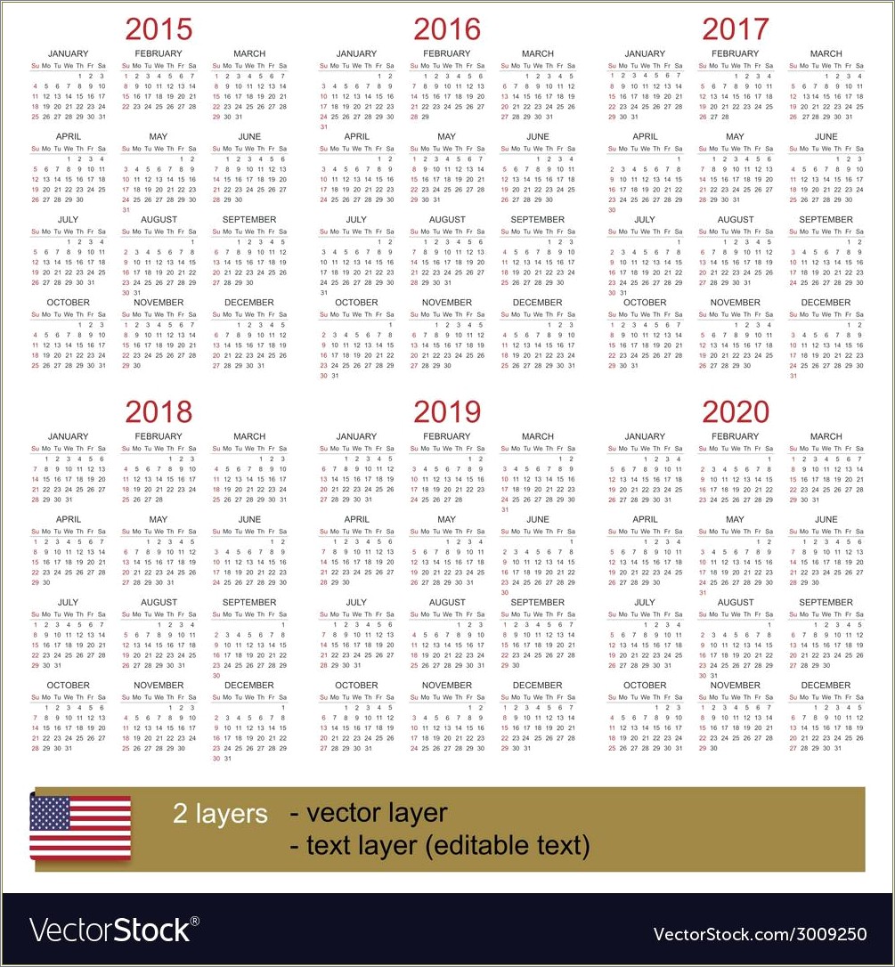 Free 2015 Monthly Calendar Template With Holidays