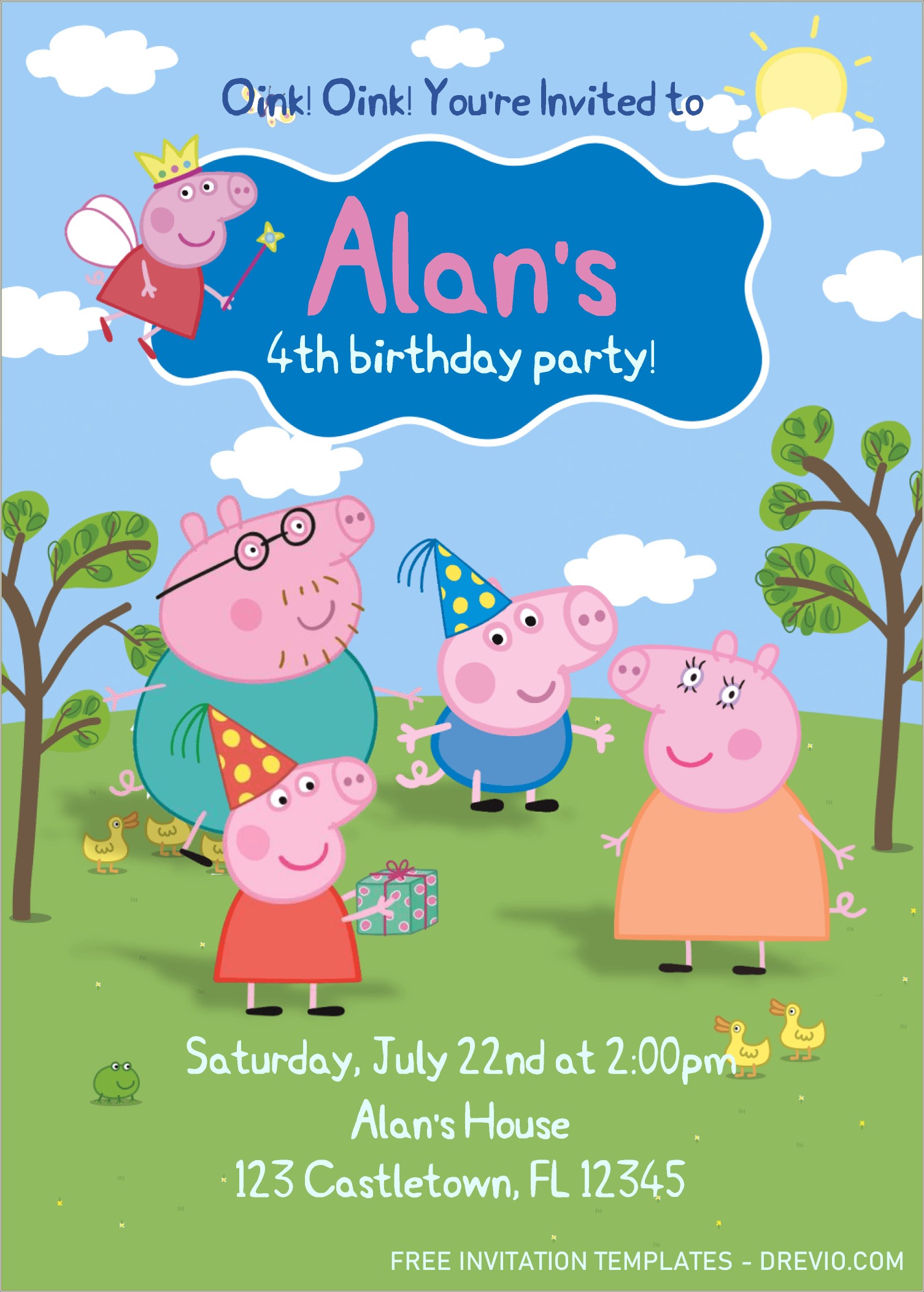 Free 4th Of July Party Invitation Templates