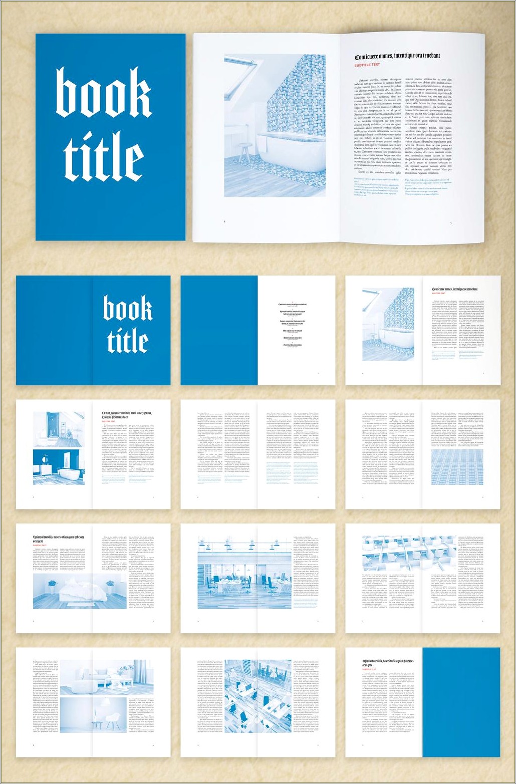 Free 4x6 Book Cover Template For Indesign