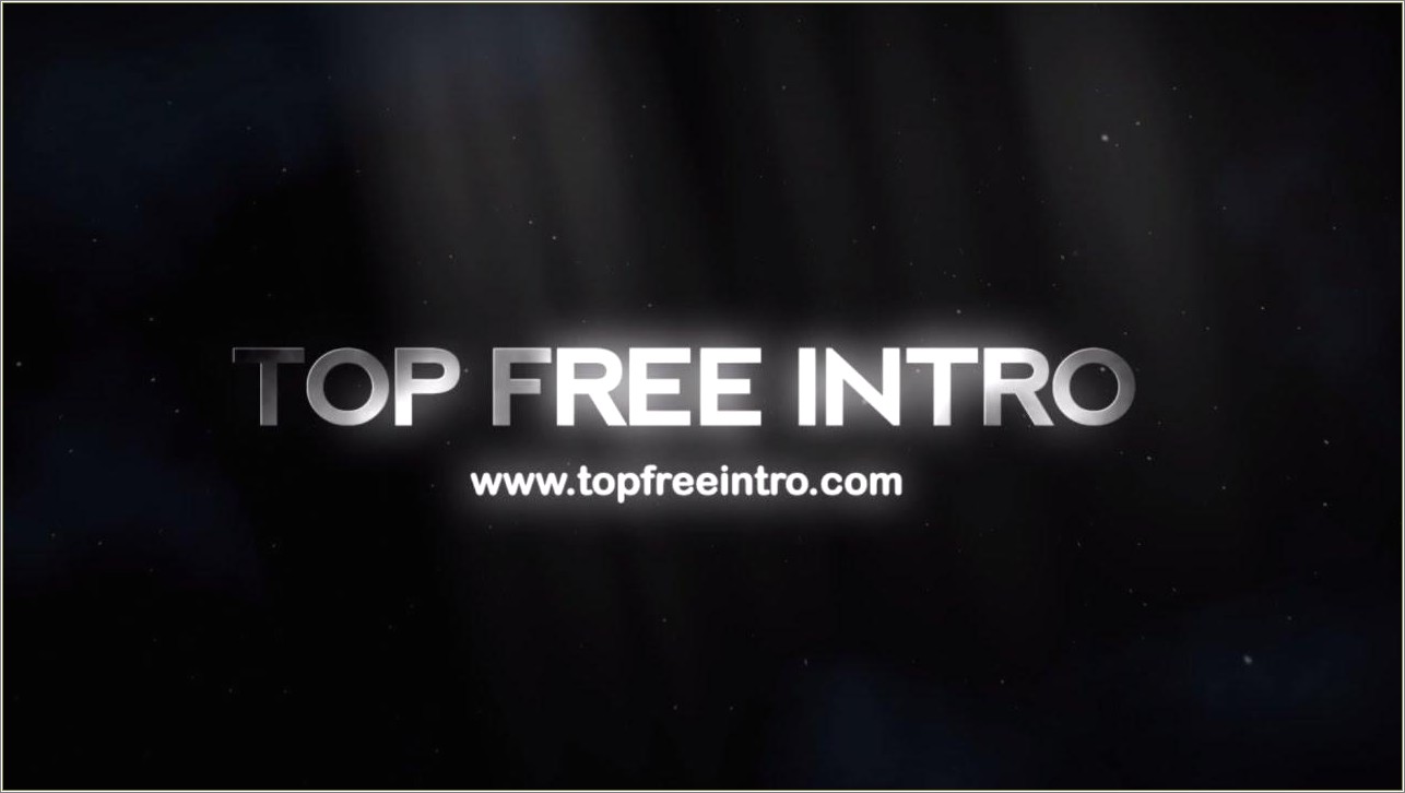 Free After Effects Intro Templates No Plugins