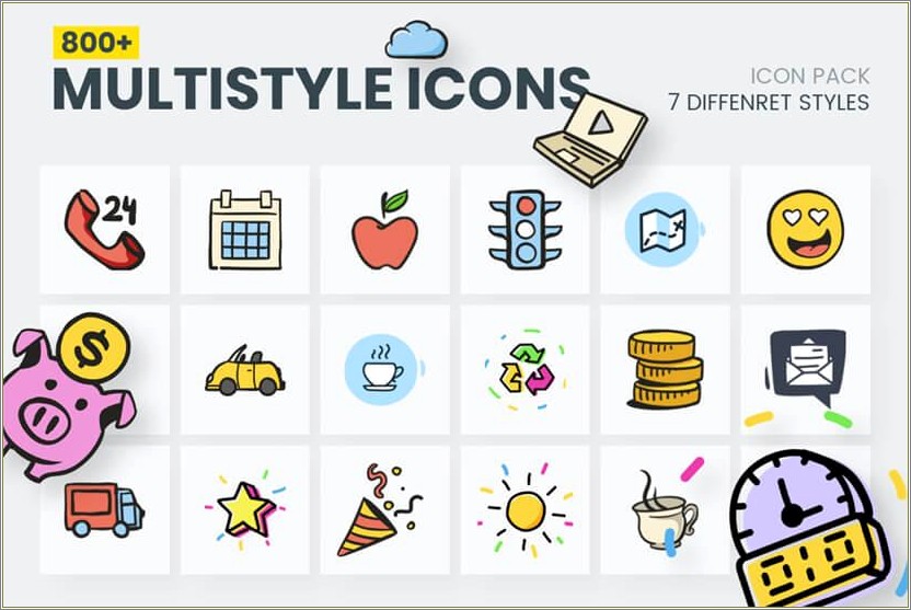 Free Animated Vector Icons After Effects Template Pack